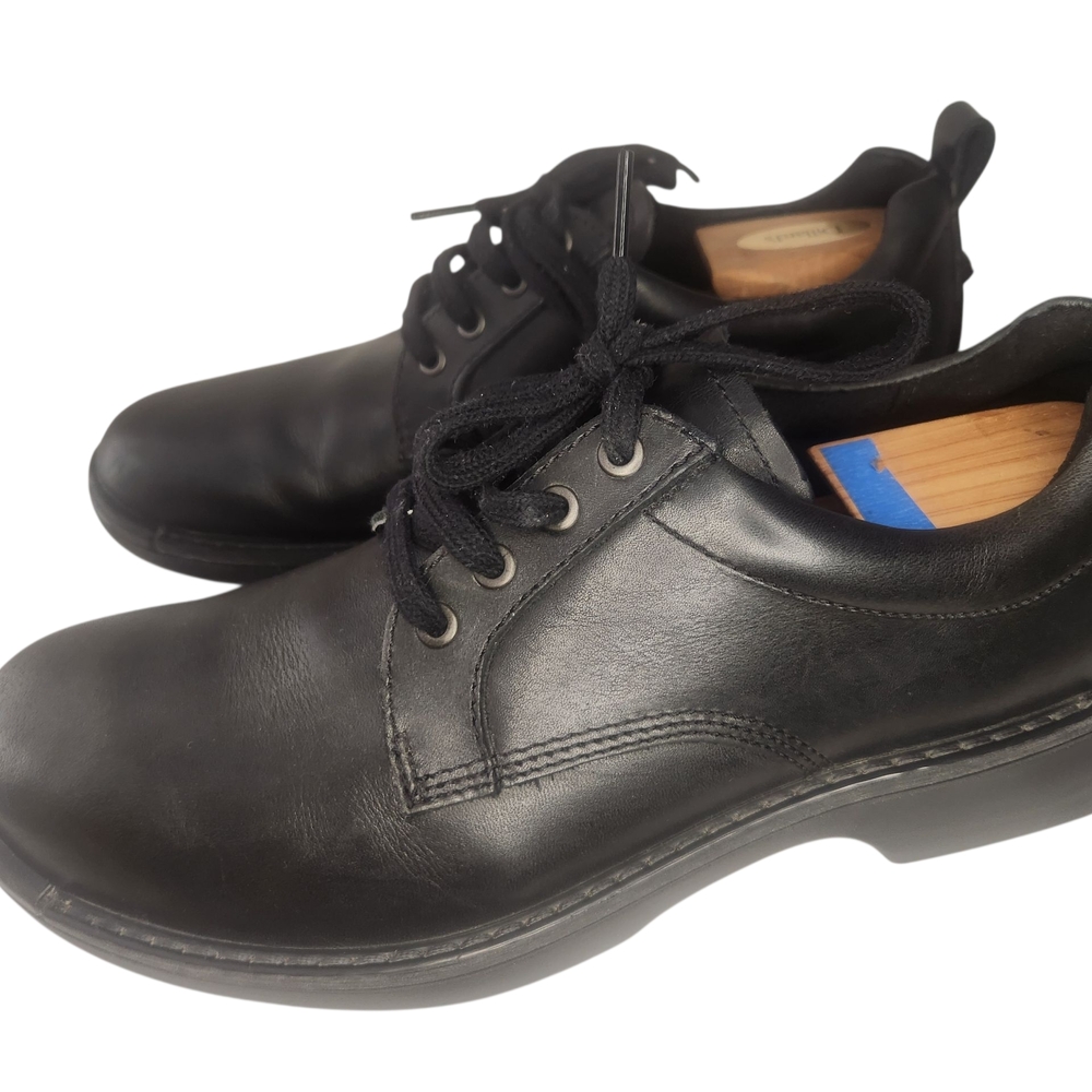 Ecco Howell Seawalker Comfort Man Laces Shoes 44/10  black leather